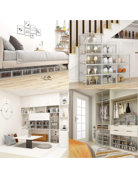 Caja de Almacenamiento para Zapatos SEE SPRING Pack 12