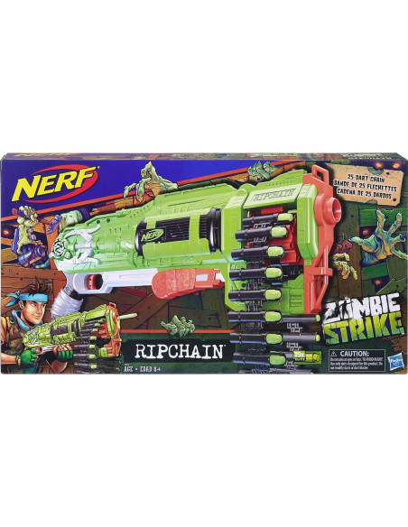 Nerf Blaster Zombie Ripchain Hasbro 0,10 kg 8 años+