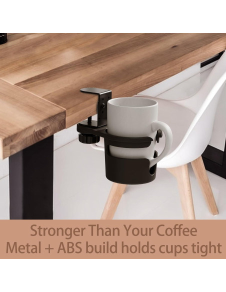 Soporte para Tazas KOXHERO con Abrazadera Ajustable 360
