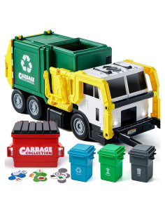 Camión de Basura Joyin con Contenedor y Tarjetas de Aprendizaje