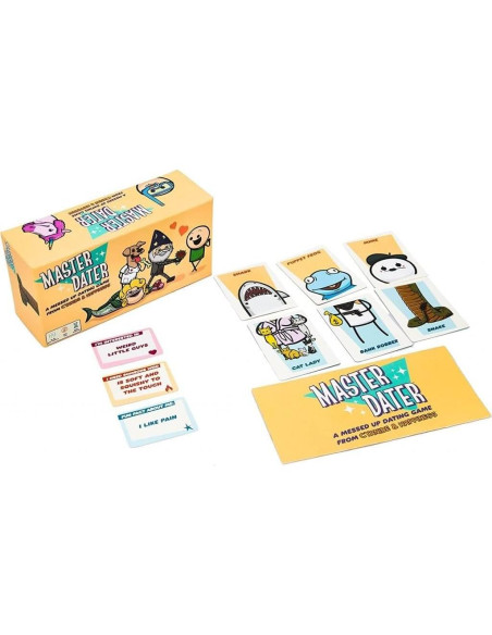Master Dater Cyanide & Happiness - Juego de cartas para 3-8 Master Dater Cyanide & Happiness - Juego de cartas para 3-8