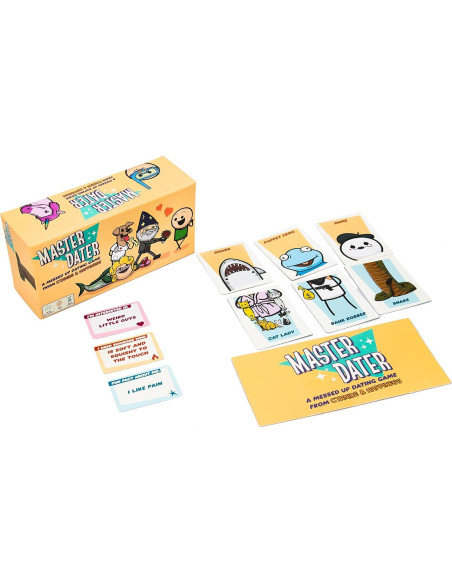Master Dater Cyanide & Happiness - Juego de cartas para 3-8 Master Dater Cyanide & Happiness - Juego de cartas para 3-8