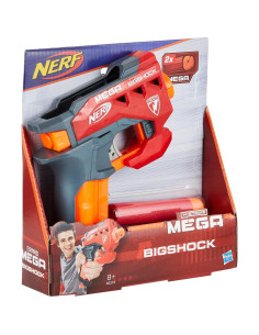 Nerf Blaster BigShock Hasbro Mega con 2 Dardos Silbadores 2
