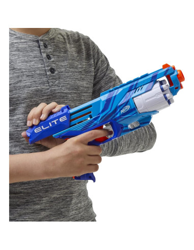 Nerf Elite Disruptor Blaster Hasbro Azul 6 Dardos Rápido