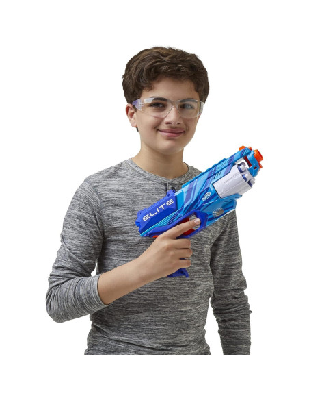 Nerf Elite Disruptor Blaster Hasbro Azul 6 Dardos Rápido