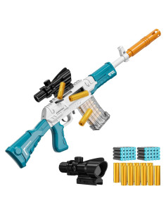 Pistola de Juguete Blaster Zylyssl 73 cm Dardos Suaves 6+