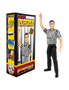 Árbitro Definitivo Deluxe para Figuras de Lucha Libre 16.51cm