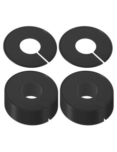 Divisores de Ropa PATIKIL 24 Piezas Redondos Negros 90mm