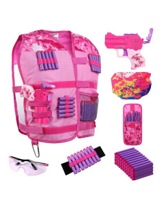 Chaleco Táctico Hely Cancy para Niñas con Blaster y Dardos
