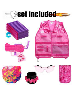 Chaleco Táctico Hely Cancy para Niñas con Blaster y Dardos 2
