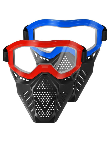 Máscara Táctica Nerf Rival Apollo Zeus Khaos 2 Piezas