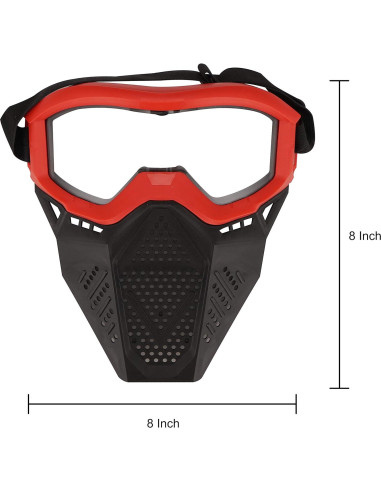 Máscara Táctica Nerf Rival Apollo Zeus Khaos 2 Piezas