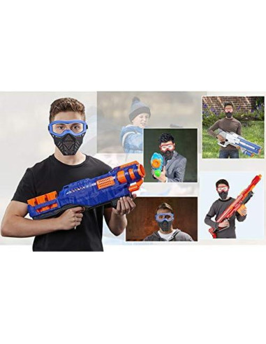 Máscara Táctica Nerf Rival Apollo Zeus Khaos 2 Piezas