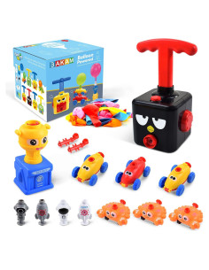 BAKAM Lanzador de Globos y Coche Motorizado STEM Pájaro