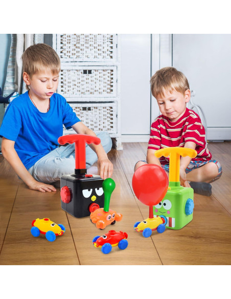 BAKAM Lanzador de Globos y Coche Motorizado STEM Pájaro