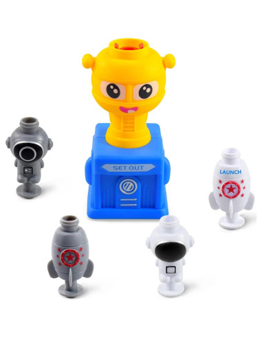 BAKAM Lanzador de Globos y Coche Motorizado STEM Pájaro