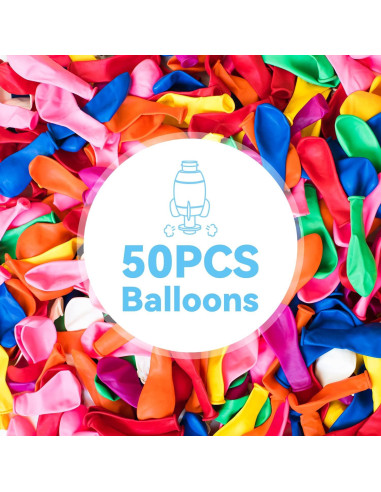 BAKAM Lanzador de Globos y Coche Motorizado STEM Pájaro