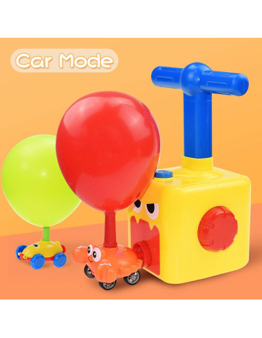 BAKAM Lanzador de Globos y Coche Motorizado STEM Pájaro