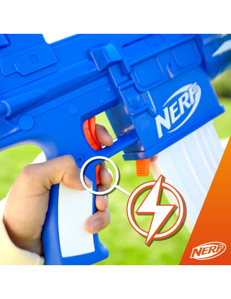 Blaster Nerf Fortnite Blue Shock con 10 Dardos Elite