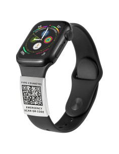 Etiqueta Médica QR MYLUCKYTAG para Reloj - ID Personalizada