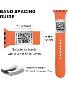 Etiqueta Médica QR MYLUCKYTAG para Reloj - ID Personalizada 2