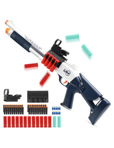 Escopeta de Juguete Bugrtey con 50 Dardos y Cartuchos