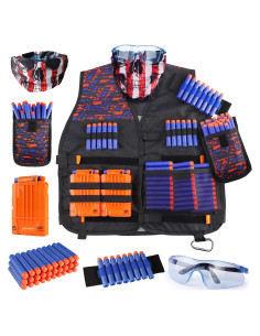 Chaleco Táctico UWANTME para Niños con Dardos y Más