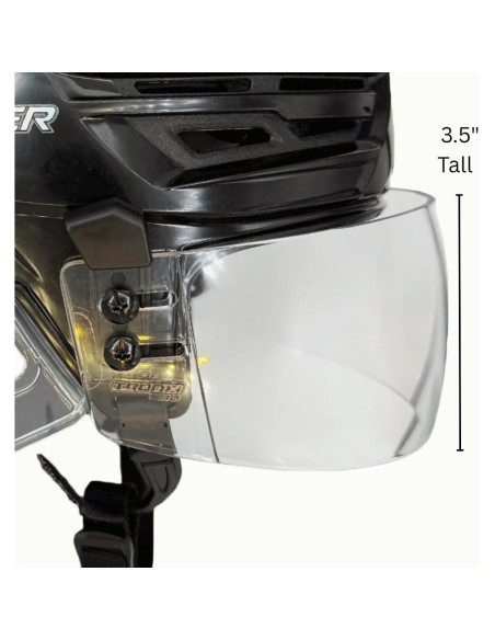 Casco de Hockey TronX S30 Mediano Visera Clara Anti-Rasguños