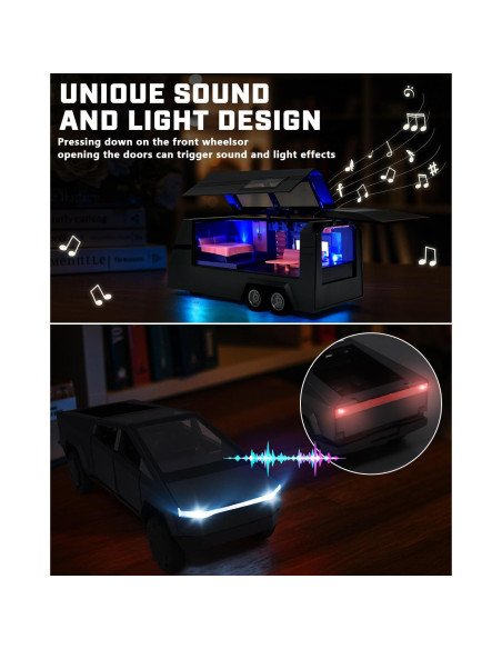 Camión Pickup Juguete ZOCBOYO 1/32 con Remolque y Motocicleta Camión Pickup Juguete ZOCBOYO 1/32 con Remolque y Motocicleta