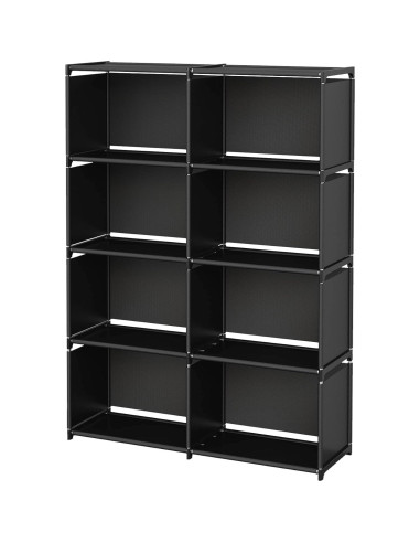 Estante MOYIPIN 8 Rejillas Multifuncional Negro