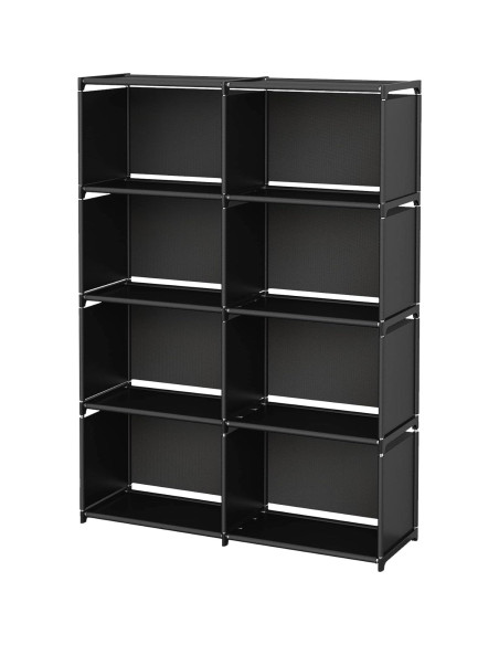 Estante MOYIPIN 8 Rejillas Multifuncional Negro