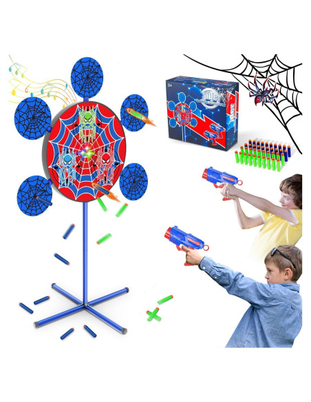 Juego de Tiro Nerf Qichuang con 2 Pistolas y 40 Dardos