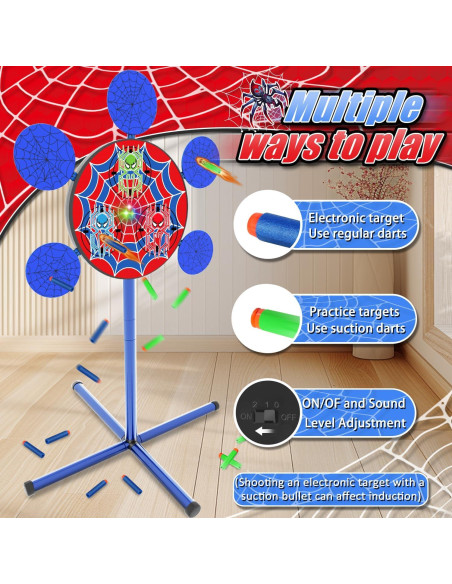 Juego de Tiro Nerf Qichuang con 2 Pistolas y 40 Dardos