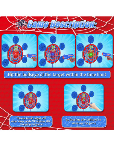 Juego de Tiro Nerf Qichuang con 2 Pistolas y 40 Dardos