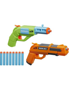 Nerf Roblox Jailbreak Set 2 Blasters Acción Martillo 10 Dardos 2