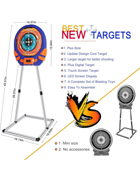 Objetivo Electrónico para Nerf Fibevon 40x35 cm Táctil