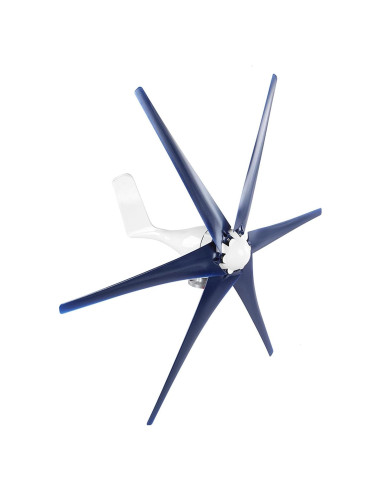 Generador Eólico ViaGasaFamido 800W 12V 6 Aspas Azul