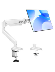 Brazo de Monitor MOUNTUP para Pantallas de 33 a 81 cm Blanco