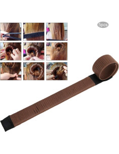 Hacedor de Moño Donut 5PCS Agatige - Accesorios de Peinado 2