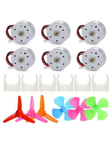 Kit Generador Eólico Mini Sntieecr 6 PCS 3V-12V para Experimentos