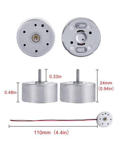 Kit Generador Eólico Mini Sntieecr 6 PCS 3V-12V para Experimentos