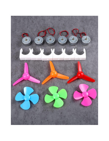 Kit Generador Eólico Mini Sntieecr 6 PCS 3V-12V para Experimentos