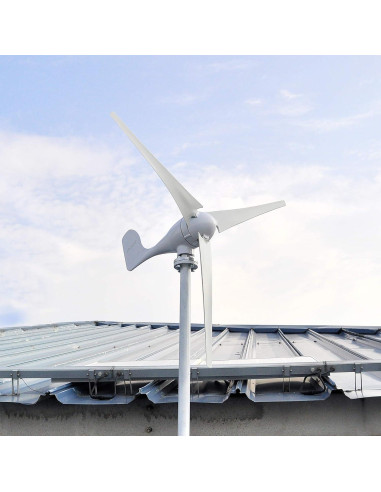 Generador Eólico Pikasola 400W 12V 3 Aspas para Hogar