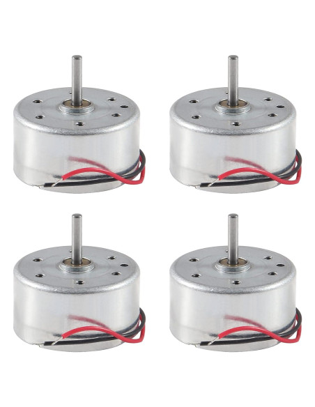 Aobao 4 Motores Eléctricos DC 3V 1730RPM para Juguetes