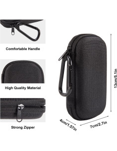 Funda Dura HNYG para Monitor EKG KardiaMobile Negro 2