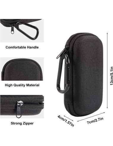 Funda Dura HNYG para Monitor EKG KardiaMobile Negro