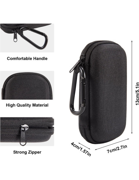 Funda Dura HNYG para Monitor EKG KardiaMobile Negro