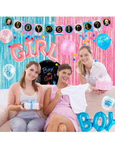 Kit de Decoración para Fiesta de Revelación de Género 158 Pzs 2