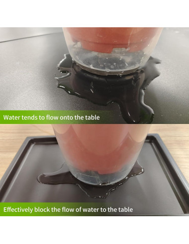 Bandejas de Humedad para Bonsai KEOHOLI 2 Piezas 29x21cm