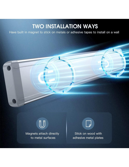 Luces Bajo Gabinete MCGOR 40 LED Sensor Movimiento Inalámbricas